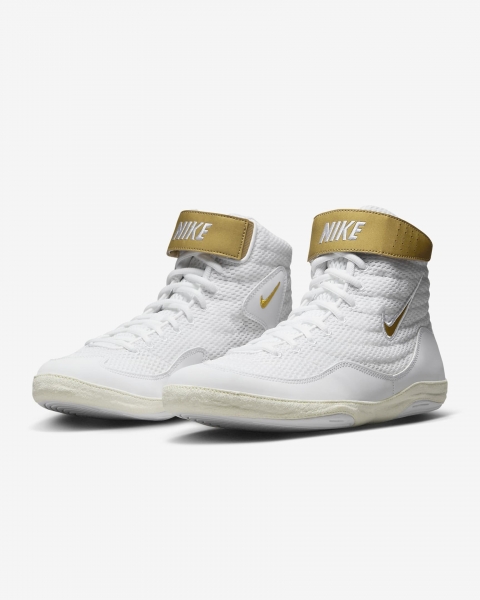 Nike inflict white and gold on sale