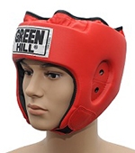 GREEN HILL Special, шлем для бокса арт.HGS-4025 (красный)